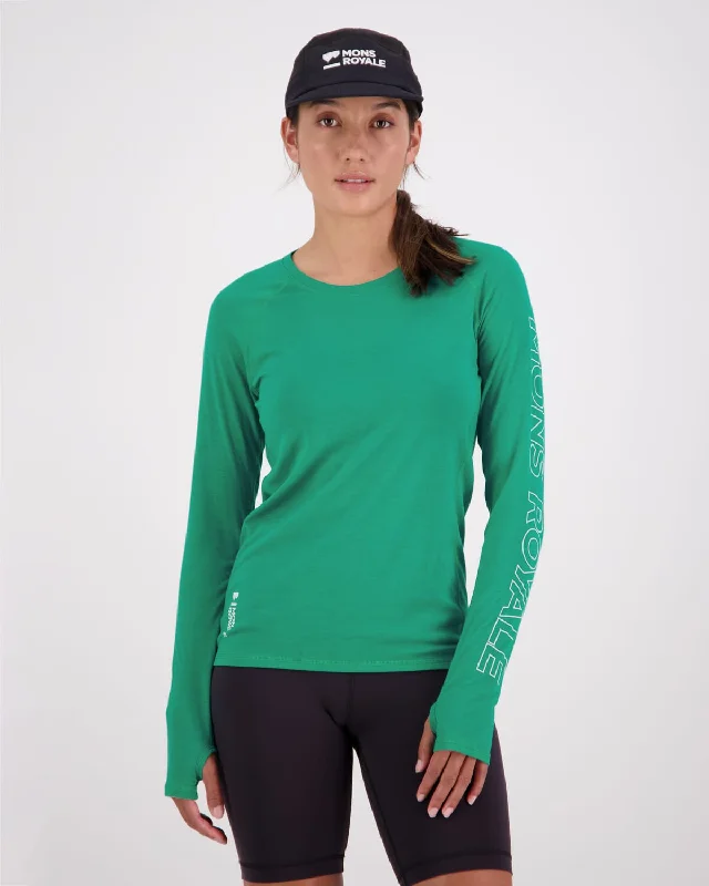 Bella Merino Long Sleeve - Pop Green