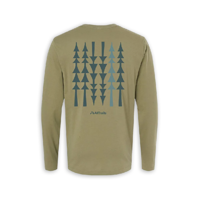 Treeline Long Sleeve Tee - Heather Pine