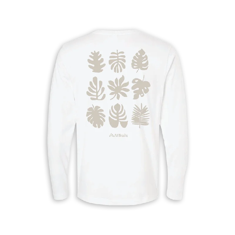 Foliage Long Sleeve Tee - Vintage White