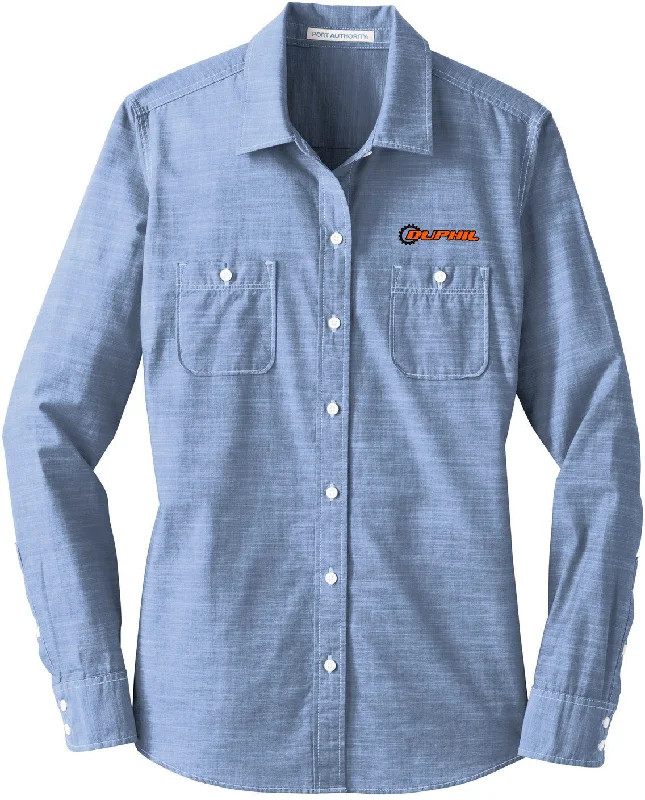 Port Authority Ladies Slub Chambray Shirt