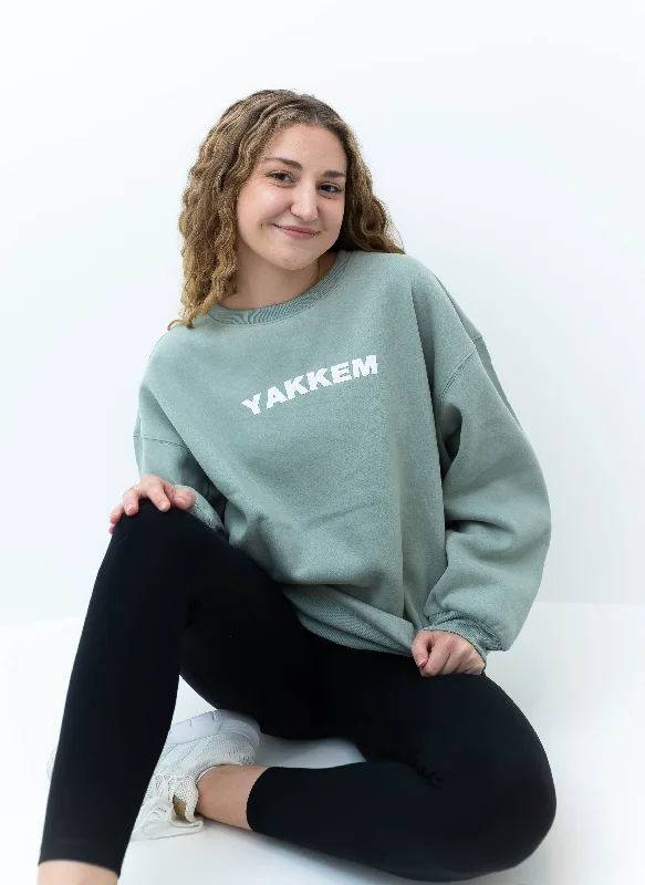 (Seafoam Whisper) Unshaken CrewNeck