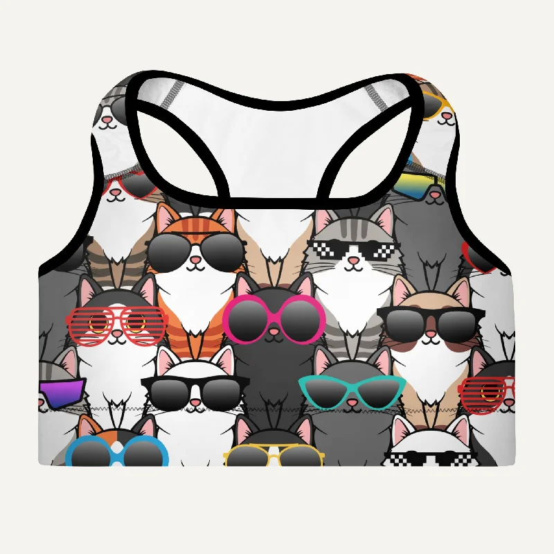 Cool Cats Padded Sports Bra