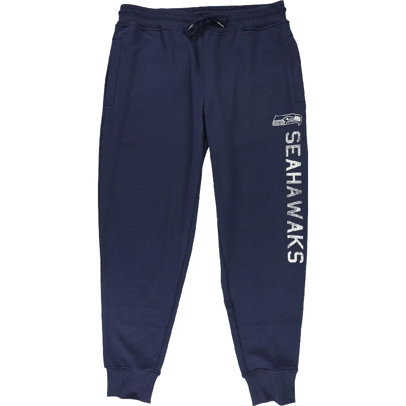 STARTER Womens Seattle Seahawks Athletic Sweatpants, Blue, Large