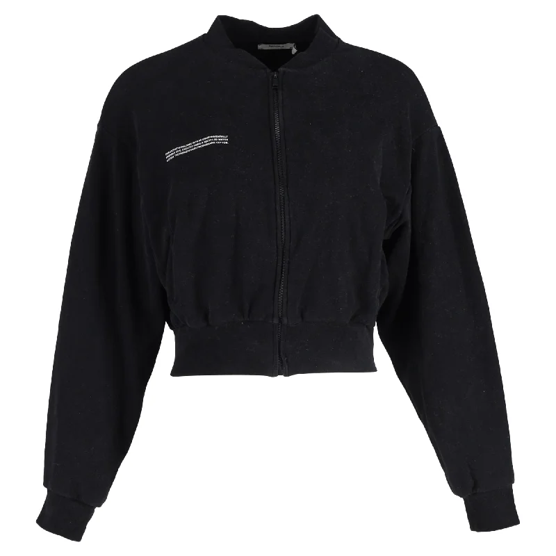 Pangaia Bomber Jacket Black Cotton