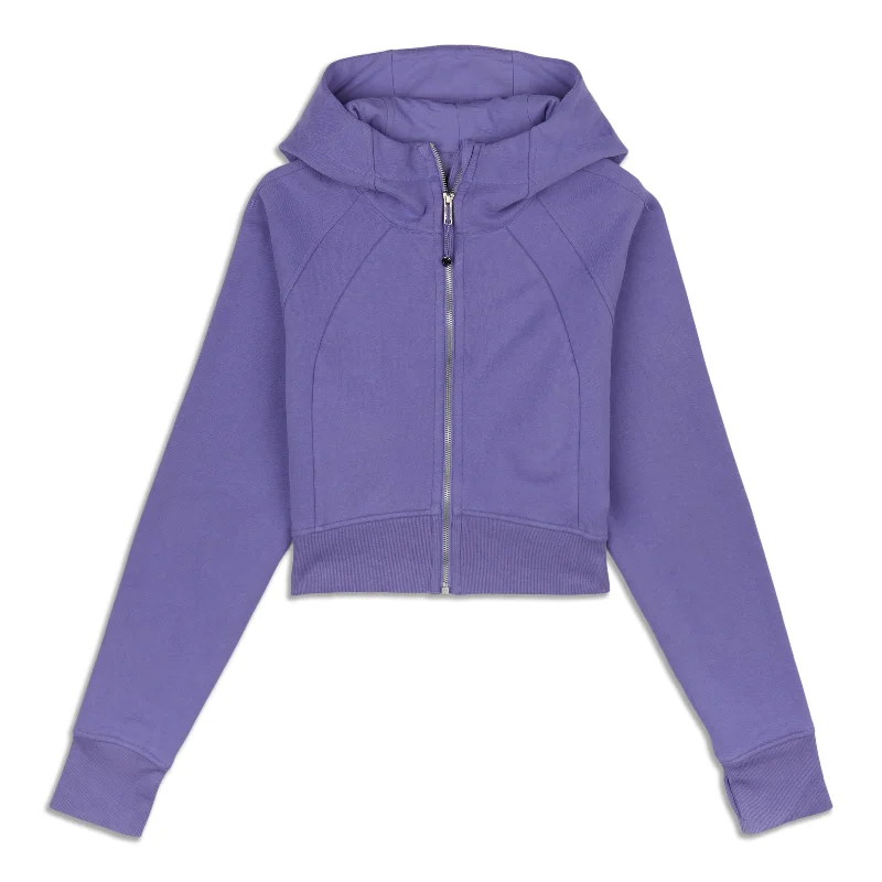 Scuba Full-Zip Cropped Hoodie - Resale