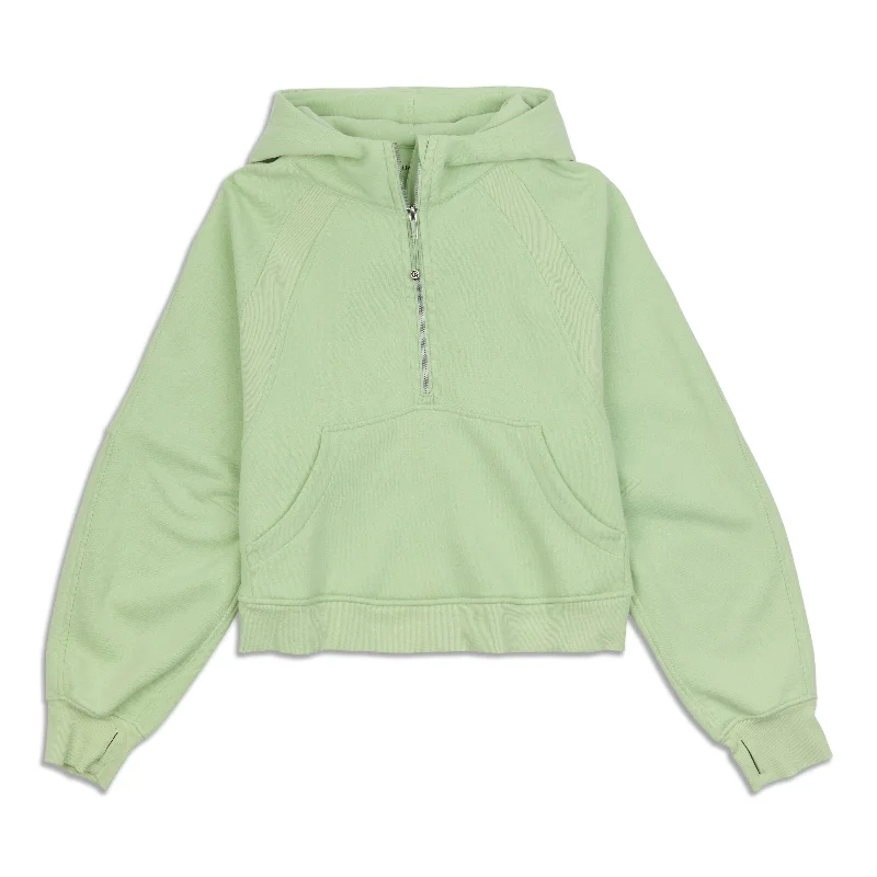 Scuba Oversized Half-Zip Hoodie