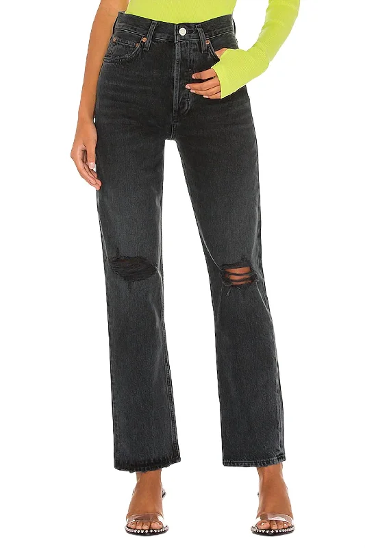 90's Pinch Waist Jean In Howl