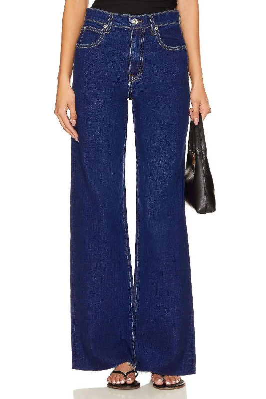 Grace Wide Leg Jeans In Western Hero