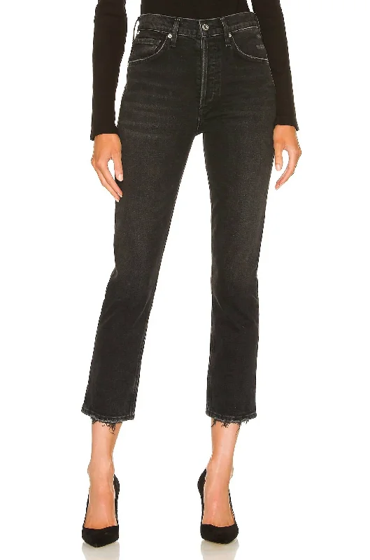 Jolene High Rise Vintage Slim Jean In Stormy