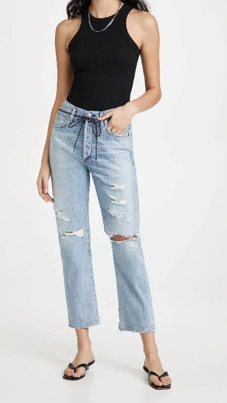 Katia Straight Jeans In Firecracker