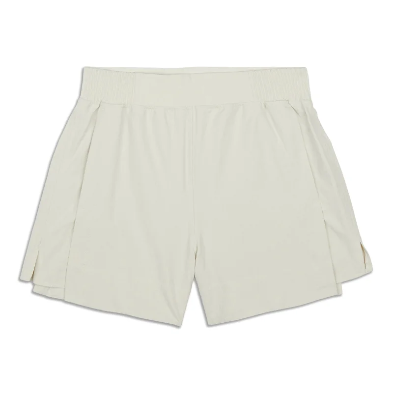 Stretch Woven Relaxed-Fit High-Rise Short - Resale