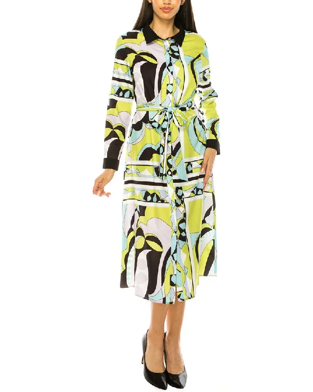 YAL New York Printed Shirt Dress