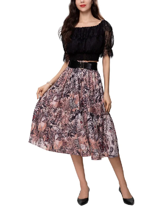 BURRYCO 2pc Top & Skirt Set