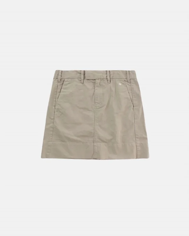 Women"s Everyday Mini Skirt In Khaki