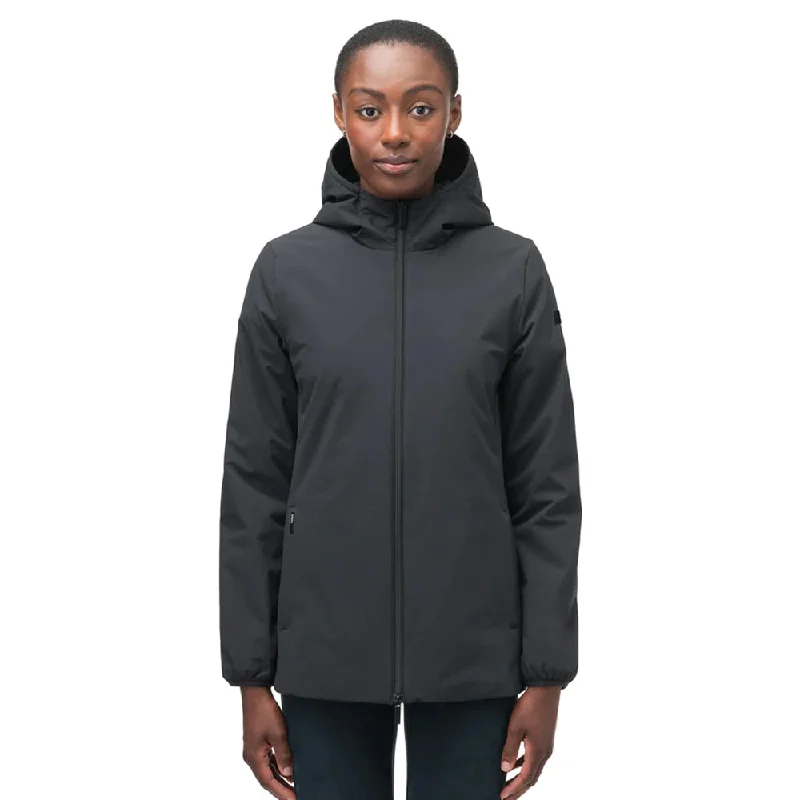 ARC LADIES HOODED MID LAYER BLACK