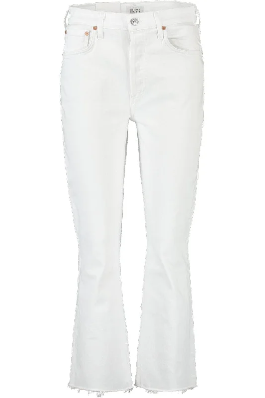 Isloa Cropped Boot Pant - Plaster