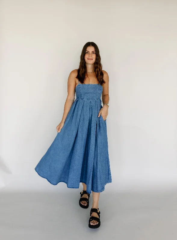 Serena Denim Dress - Final Sale